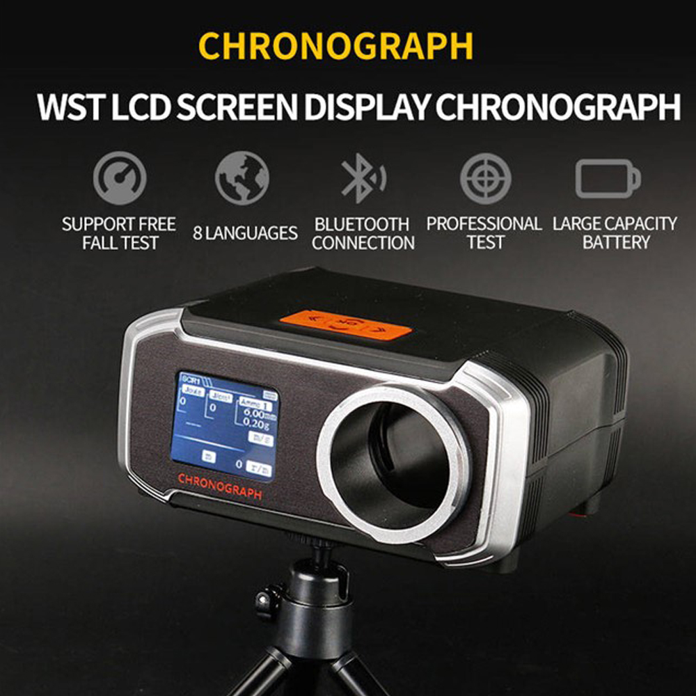 WST LCD Screen Display Chronograph Bluetooth APP (WOSPORT WST-X01 블루투스 앱 연동 탄속 측정기) : 블랙옵스