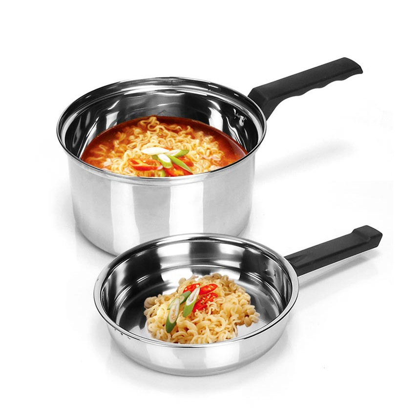키친아트 짜파게티 짜장라면 냄비 스텐 편수 1인용 짜장라면용 : 띵 마켓