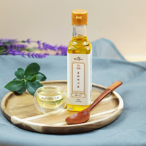 지리산 하동 국내산  지리산 BON 홍화씨기름(홍화씨유) 180ml : 지산 농원