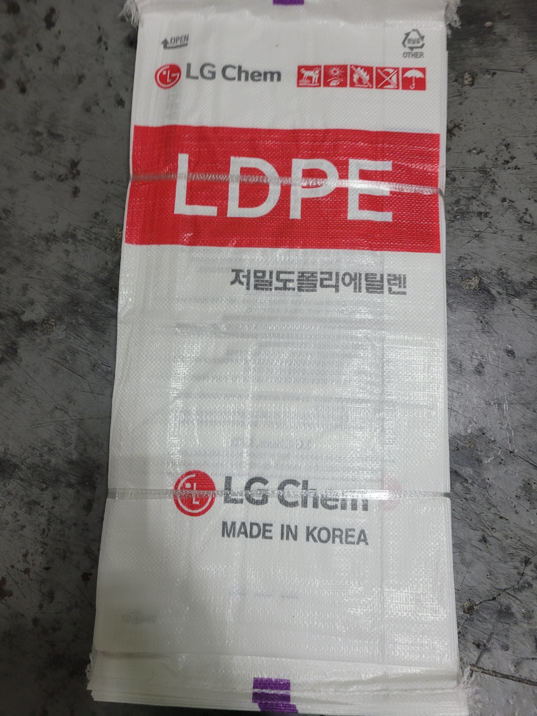 피피마대 코팅 방수 유화포 마대 포대 자루 국산PP마대 인쇄불량 재활용25장 : 동원팜푸드