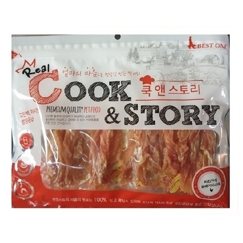 쿡앤스토리 강아지 대용량 대포장 간식 치킨 꽈배기 300g : 펫방앗간