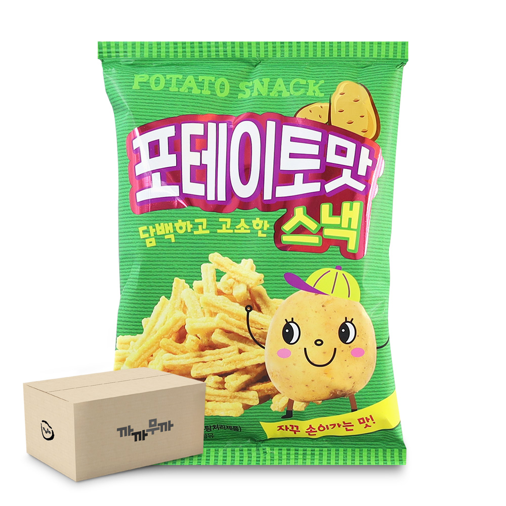 싱싱 포테이토맛 스낵 100g (1박스-20개) : 까까무까