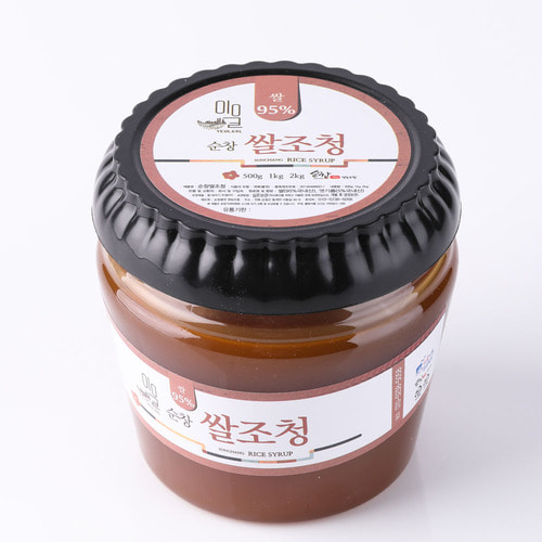 국산 쌀조청 수제 순창 쌀엿 1kg 무첨가 효능 옛날조청 : 순창고추장마을