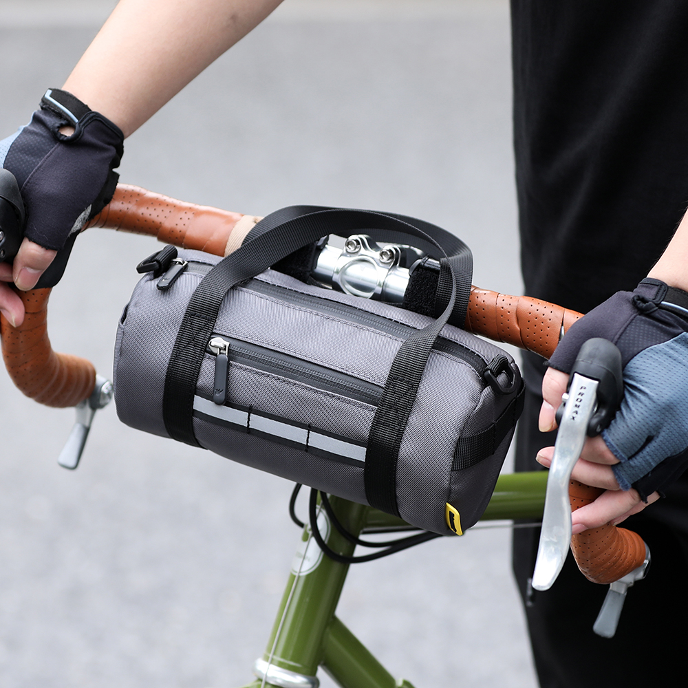 라이노워크 자전거 핸들가방 MTB 로드 핸들바 가방 RK9101GY : 라이노워크