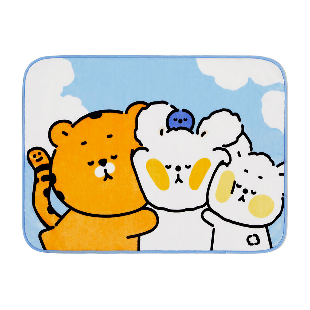 카카오프렌즈 혀땳은앙꼬 무릎담요 집순이 캐릭터 담요 : 올씀