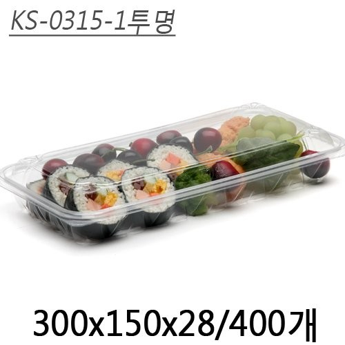 KS-0315-1 투명 [400개] : 선우팩
