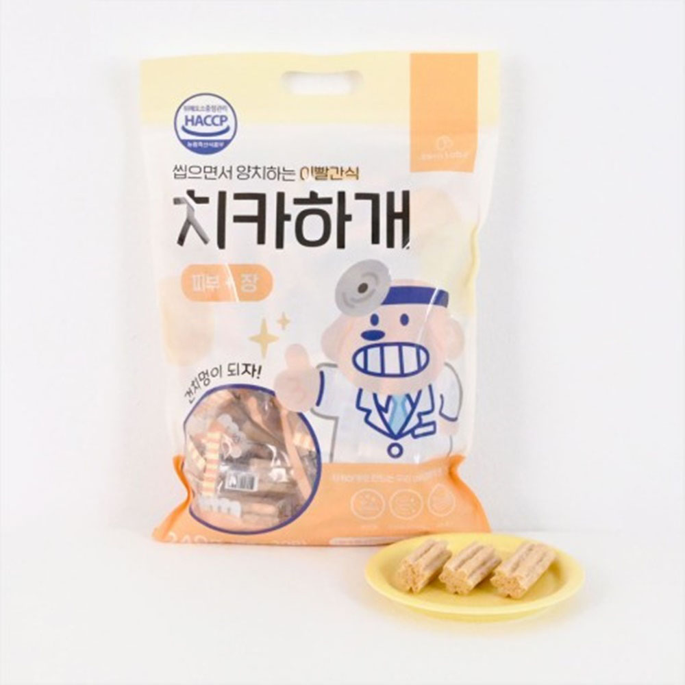 제로랩스 강아지 양치껌 치카하개 관절 30개입 치석제거 덴탈껌 : 견생템