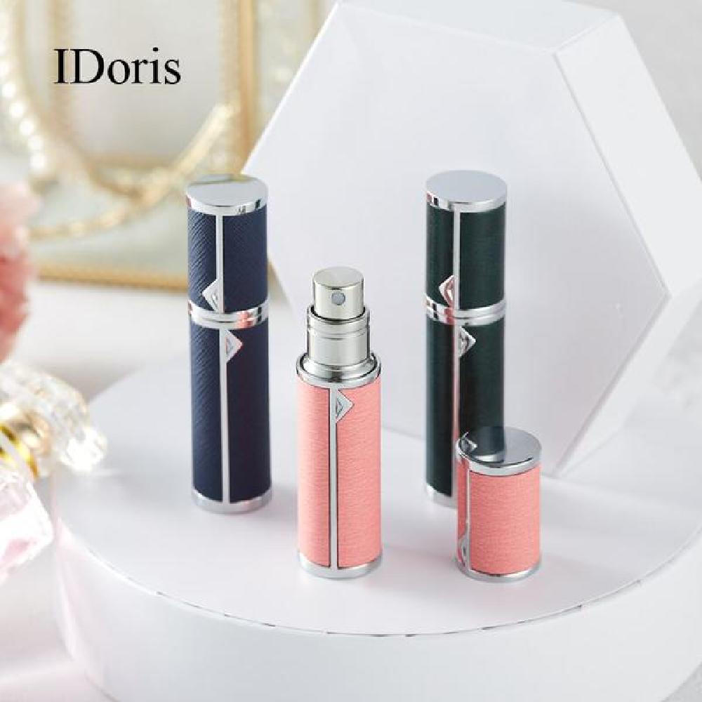 IDoris 5ml 향수 스프레이 병 휴대용 리필 유리 빈 용기 여행 알루미늄 원자로 : 서현5 수정
