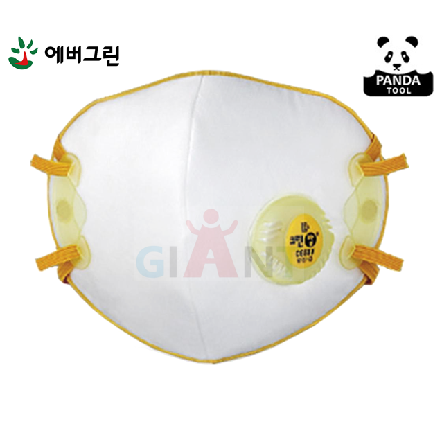 에버그린 크린탑 안면부 여과식 보형물 방진마스크 1급 1통 10PCS C650V : 자이언트공구판다