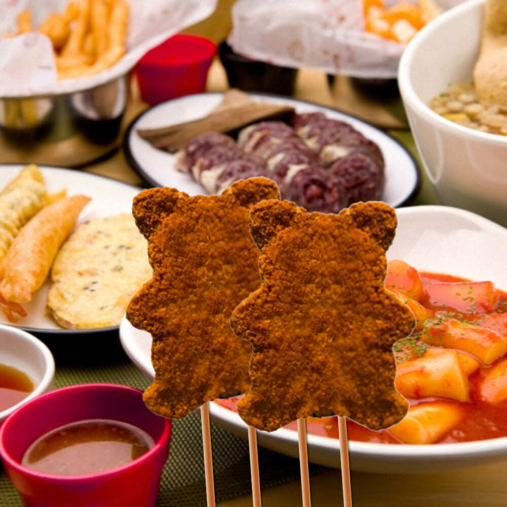 곰모양 치킨까스 1kgx10 어린이 초등 아이 소풍 도시락 반찬 어린이집 유치원 급식 분식 : 라이프넛지
