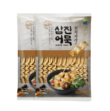 삼진식품 삼진어묵 NEW꼬치사각 1016g x2 : juashop