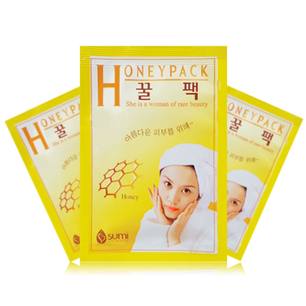 수미 일회용 마사지 팩 꿀팩 10ml x 20개 미용 마스크 얼굴 사우나 목욕탕 : 수민마트