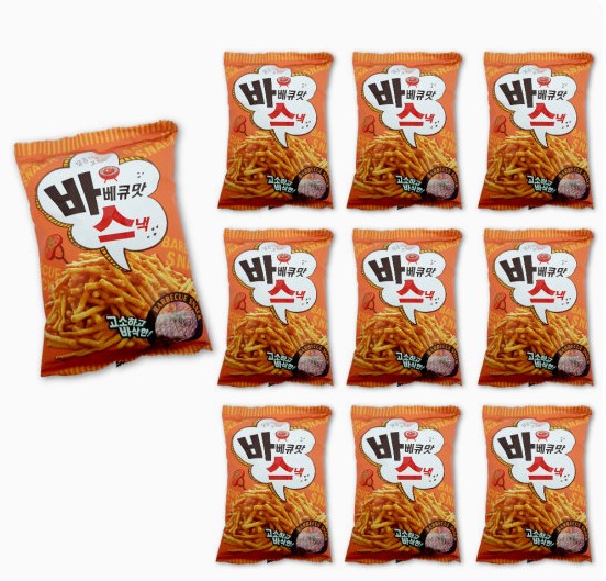 푸드킹 바베큐맛스낵 100g x 20개 (1box) 달콤 고소 불량식품 세계과자 군것질 : 밀크익스프레스