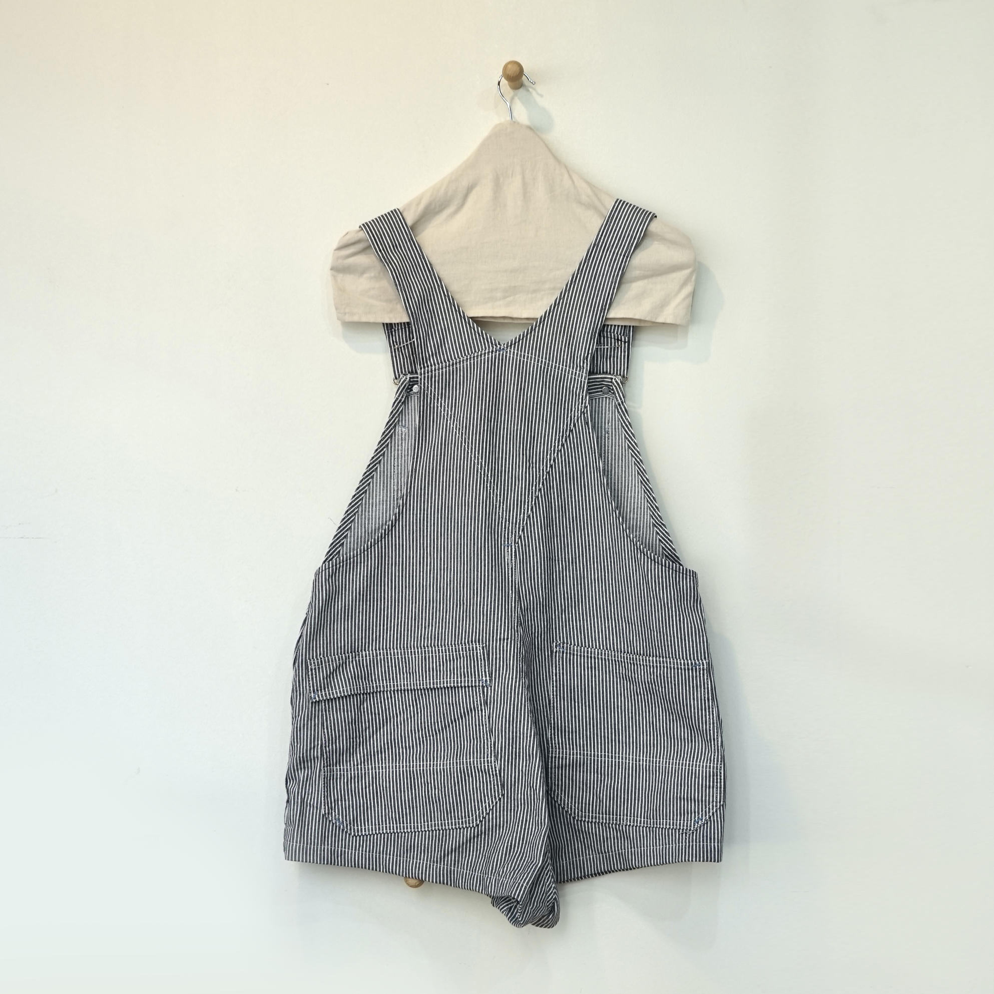 [REMAKE]  OVERALLS SHORTS : 플라스틱팜