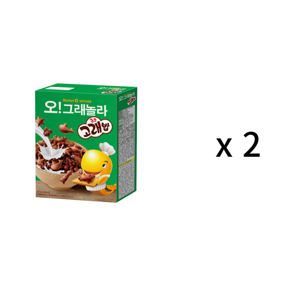 오 그래놀라 초코고래밥 275g x 2 : 까까조