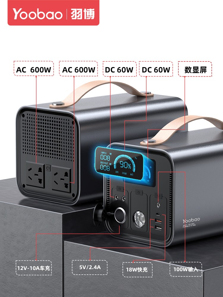 858Wh용량 600W출력  UP600 220V 올인원 파워뱅크 USB DC PD 카토피아 : 힐조 스튜디오