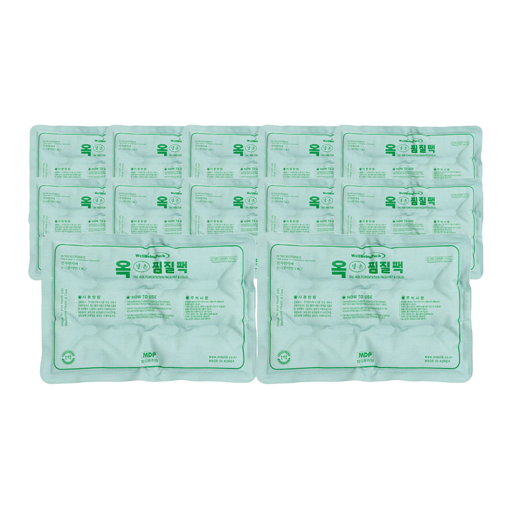 엠디프라임 냉온 찜질팩 옥 12개 허리 전자렌지사용 PVC : 희망메디