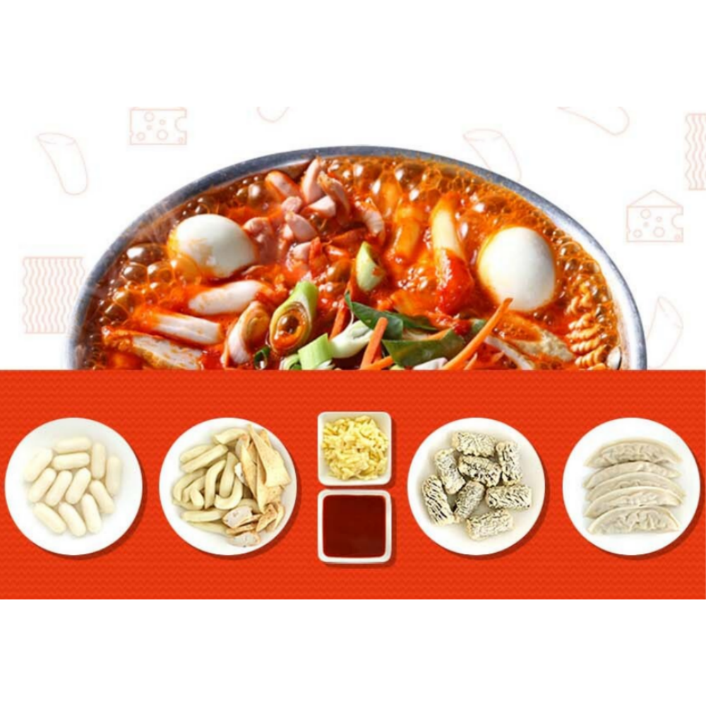 떡볶이 밀떡 순한맛 매콤한맛 매운맛 밀키트 : bisbi