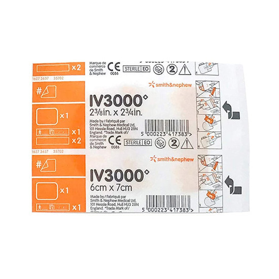 스미스앤네퓨 아이브이3000 IV3000 6cmX7cm 카테터 고정용 드레싱 (100개입) : 제이시픽