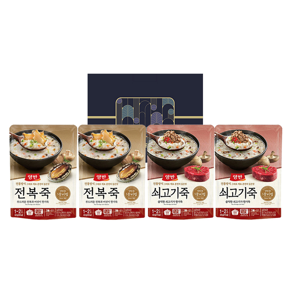 쇠고기 병원 전복 병문안 동원 양반 죽 세트 선물 334 : 별빛상회Mall