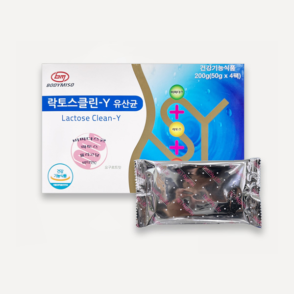 [소비기한 2026년 5월까지 ] 락토스클린-Y 유산균 50gx4팩(200g) : 아 이 미 소