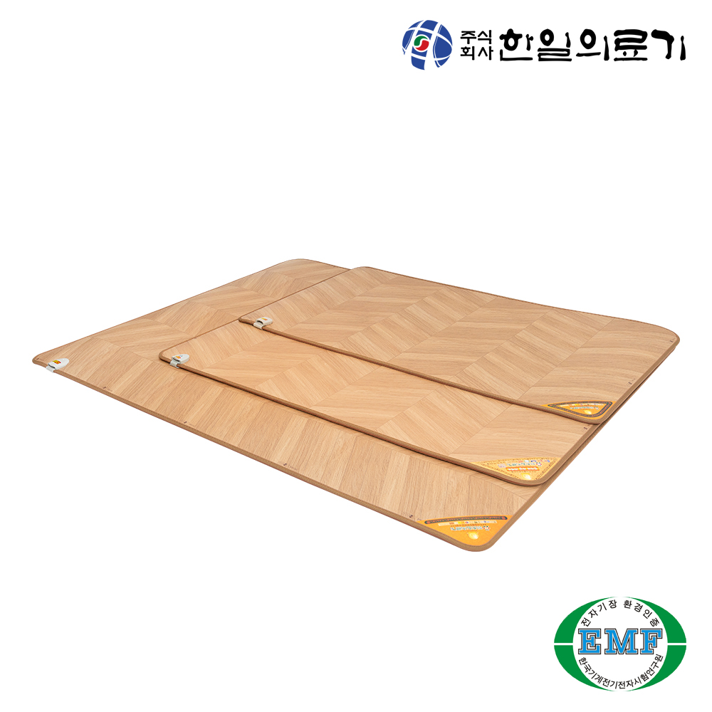 한일의료기 헤링본 전기장판 전자파없는 절전형 EMF 거실용 한일 전기매트 1인용 : 한일의료기 공식스토어