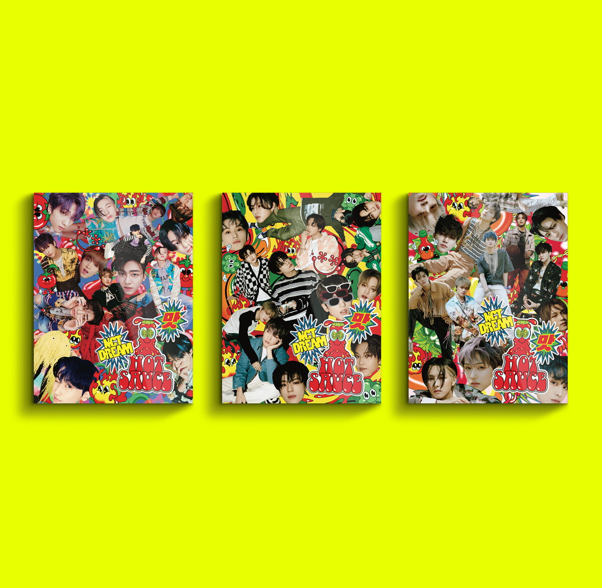 (당일발송 CD) 엔시티 드림 NCT Dream 1집 맛 Hot Sauce Photobook ver 포토북 CRAZY 버전 : 팬덤뮤직