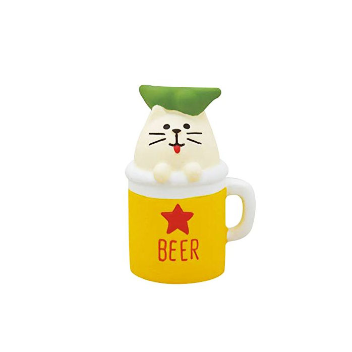 데꼴 ZCB-79189 오바케 맥주 고양이 피규어 유령 찻집 인테리어 디자인 소품 : 아담스킹