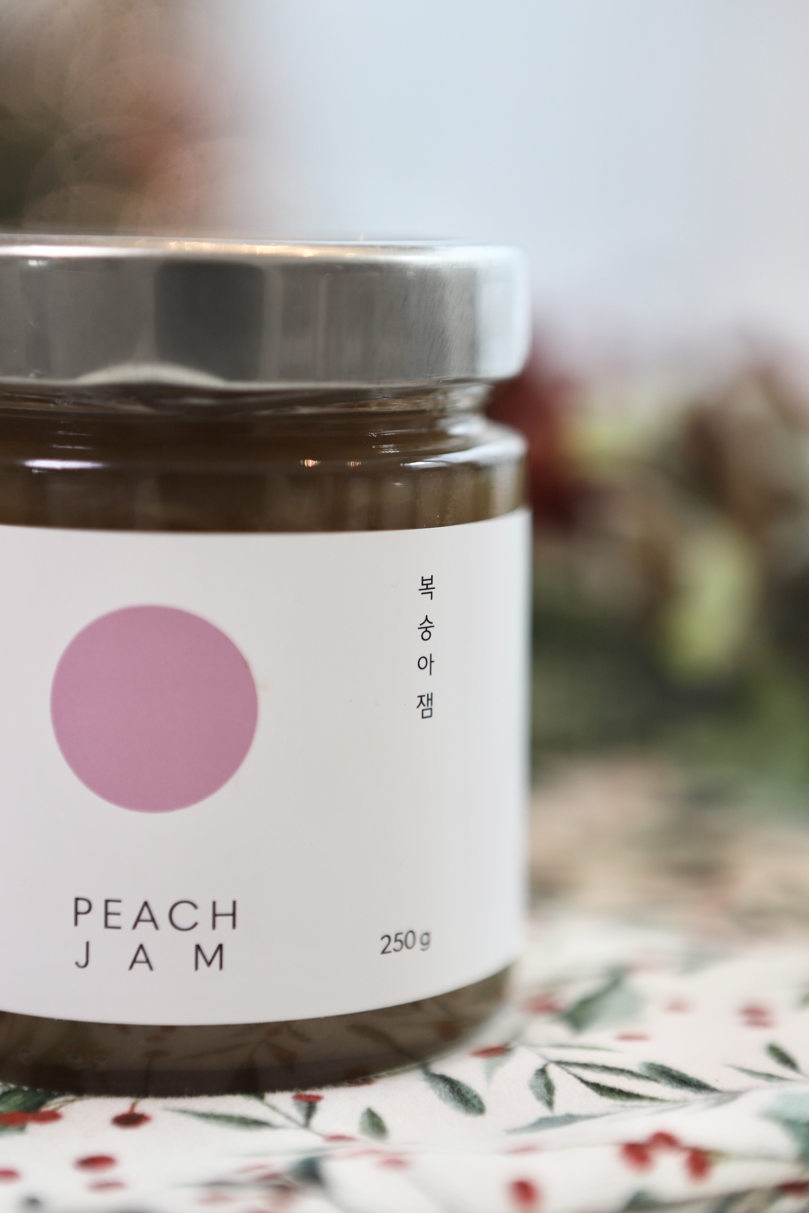 BEST! New Real!! 엄마생각 복숭아잼 250g : 슬로우푸드 팩토리 이로움