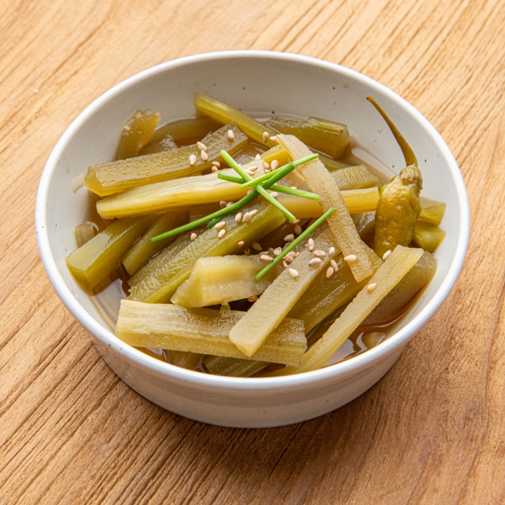 궁채장아찌 1kg 줄기상추 궁채나물 수제 국내제조 : 사계절반찬