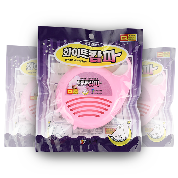 크린스타 화이트캄파 505 나프탈렌 좀약 좀벌레 퇴치제 약 탈취제 고양이가 싫어하는 냄새 : 리빙앤비욘드