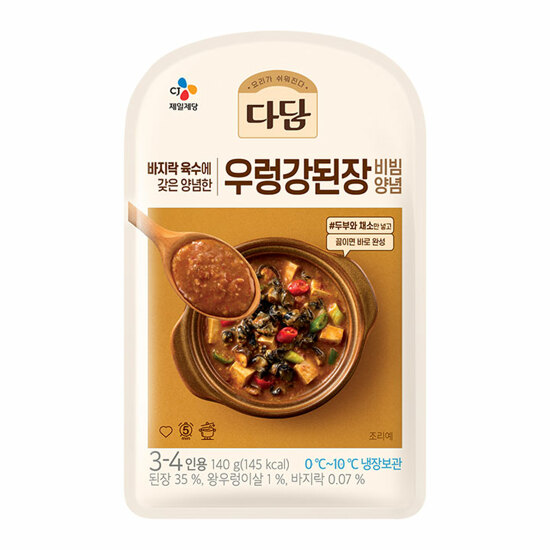 CJ 다담 순두부 찌개 양념 140g 외 5종 / 바지락육수 / 냉장 소스 / 3-4인용 : 더케이푸드