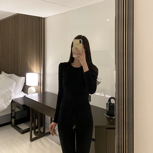 데일리 기모 슬림 티셔츠 : 제이뷰.