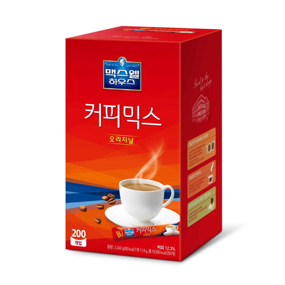 동서 맥스웰 하우스 커피믹스 오리지널 200개입 : 노마타운