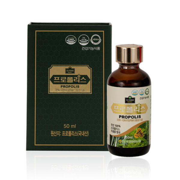한국양봉농협 프로폴리스 원액 리퀴드 액상 효과 국산 50ml, 1개 : 탱이전자