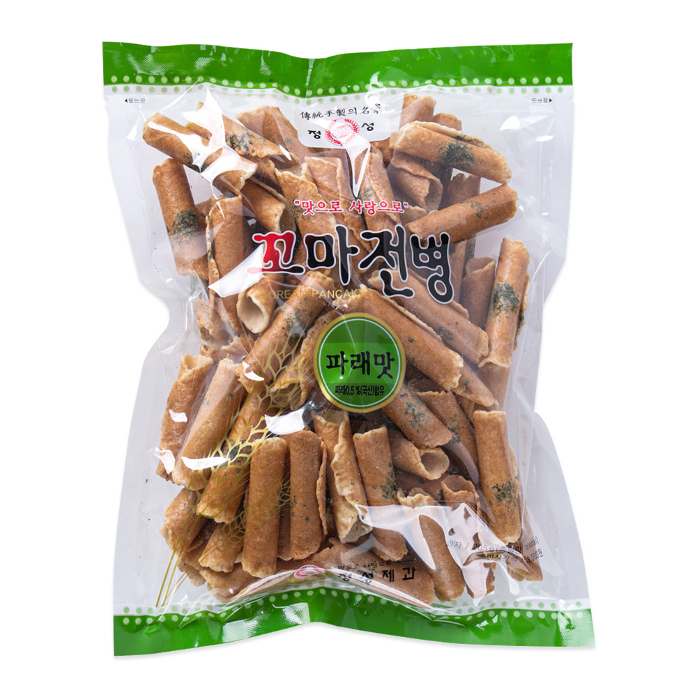 추억의 옛날 할머니 어르신 탕비실 단체 과자 간식 선물 에코푸드 꼬마전병 파래 205g : 달다구리마트