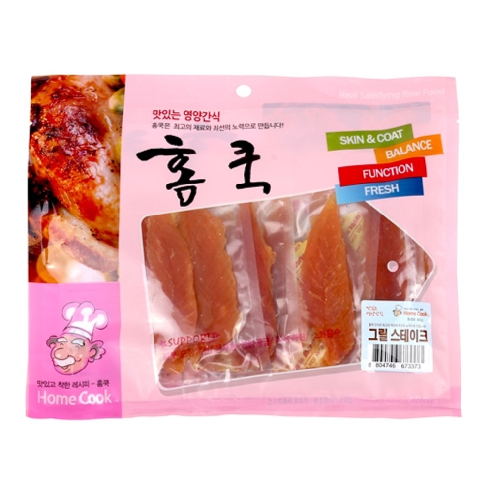 홈쿡 그릴스테이크 400g 애견간식 강아지 치킨간식 대용량 : 주식회사 와와펫
