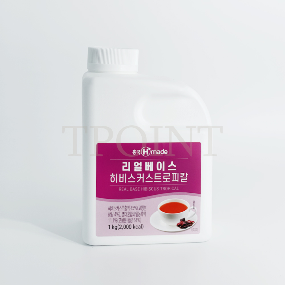 흥국 리얼베이스 히비스커스트로피칼 1kg (아이스박스 무료) 맘스리얼 에이드 : 티 포인트