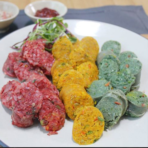 강원도 속초 아바이 삼색 순대 택배 1kg , 500g : 마나상점