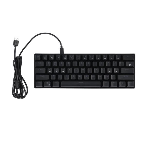 미니게임유선키보드,기계 유선 키보드게임용 키보드 기계 컴퓨터 게이머 LED 백라이트 PC 키패드 인체 공학적 유선 노트북 재고 있음 : GKY