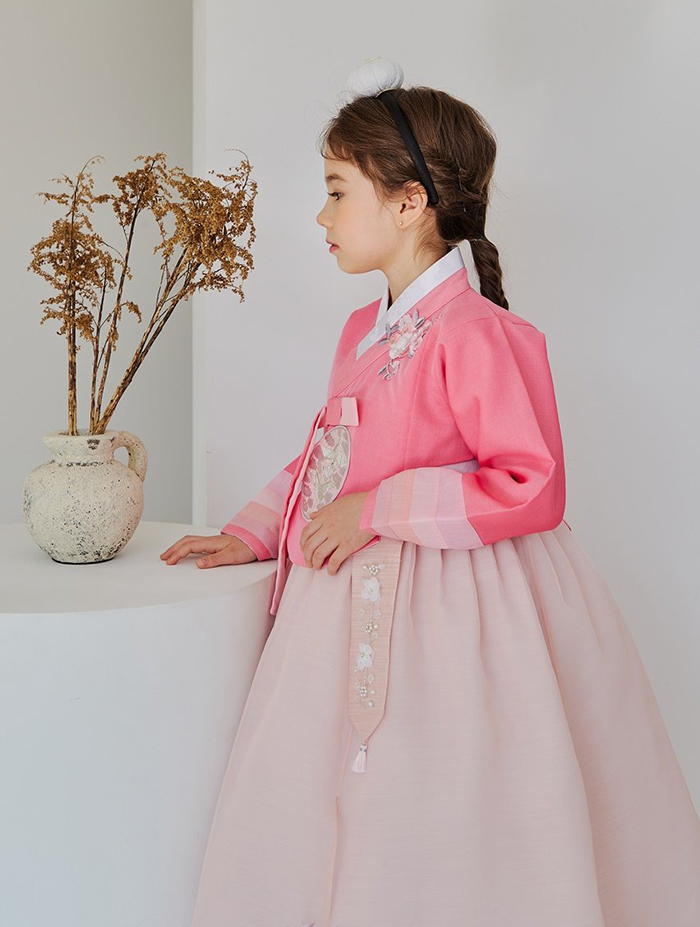 하랑한복 여아 아동한복 초등학생 명절 추석 전통한복 송이랑 : 헤이제이.맘