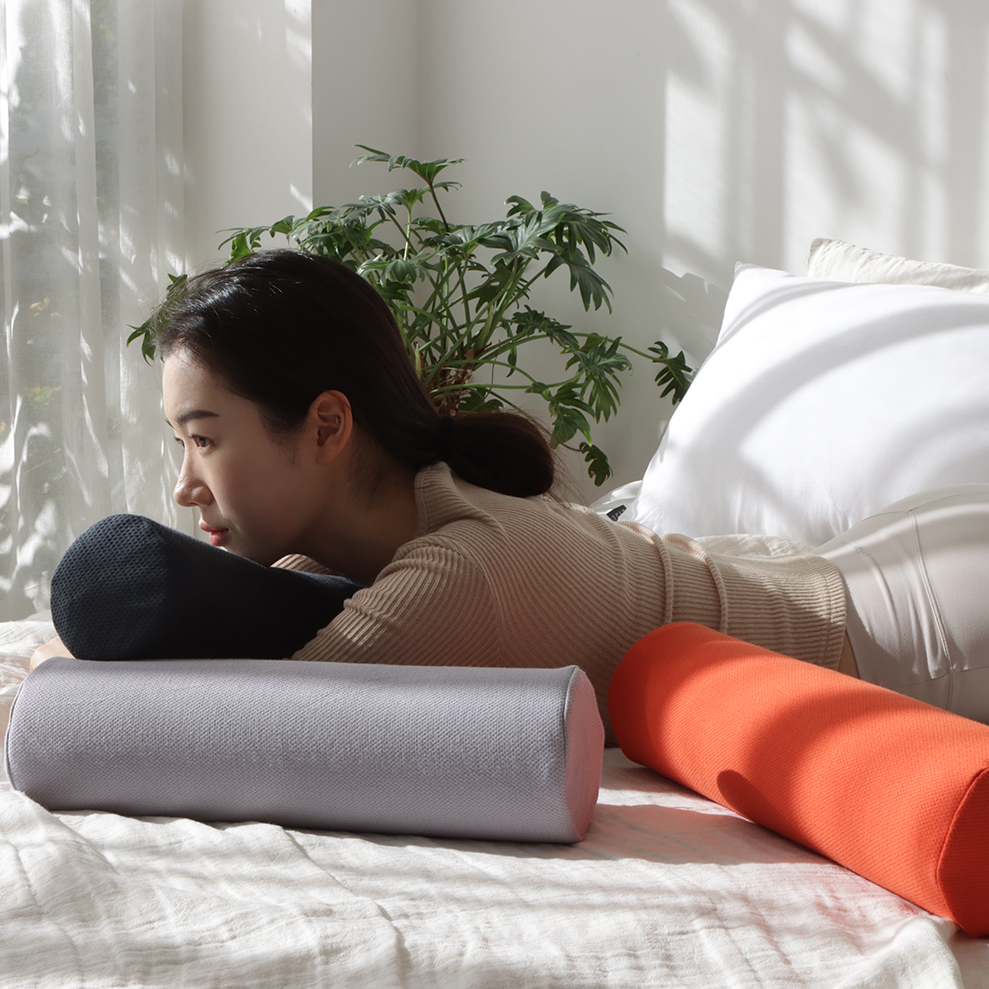 이제잠 천연라텍스 목침 경추베개 거북목 목디스크 일자목 낮은 경추목 베개 : 나우슬립