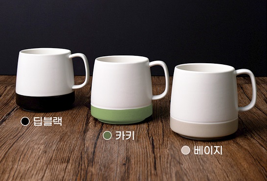 모노 카페 데일리 머그컵 350ml 홈카페 카페머그  감성머그 커피잔 : 리빙모아샵
