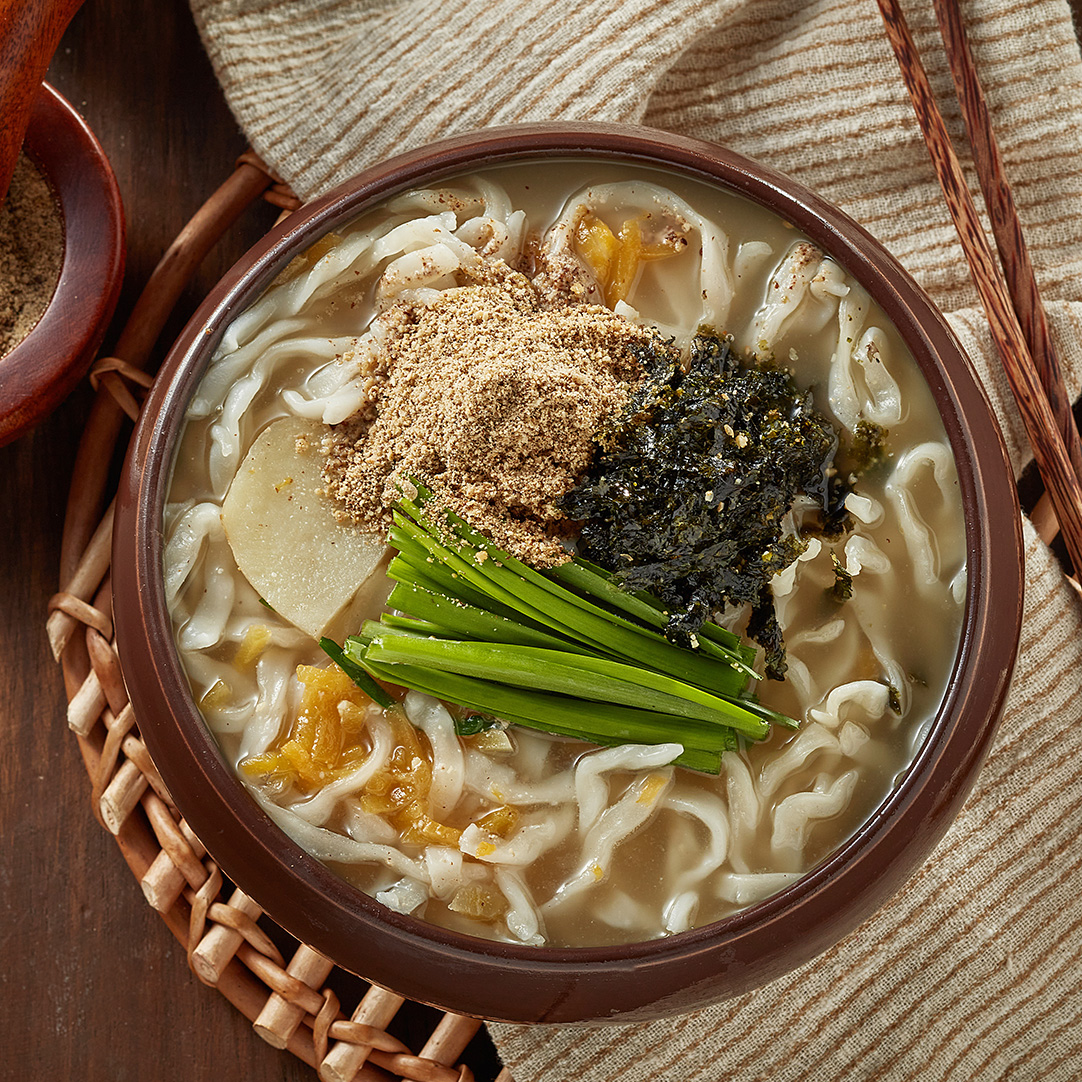 김태희칼국수 맛집밀키트3종 한식 해장 간단캠핑요리 1인분 2팩 : 김태희옛날손국수