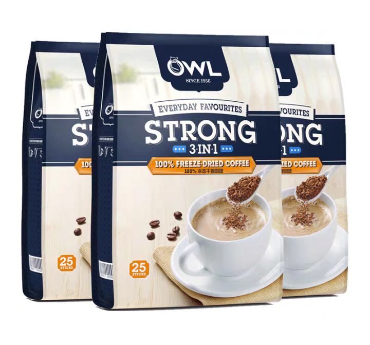 싱가포르 OWL 부엉이커피 100% 동결건조 커피 스트롱 500g X 3팩 : 와이엑스몰