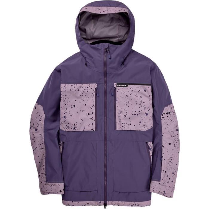 Burton Frostner Jacket Men 06124 Violet Halo/Elderberry Spatter : 러너스샵:DKn