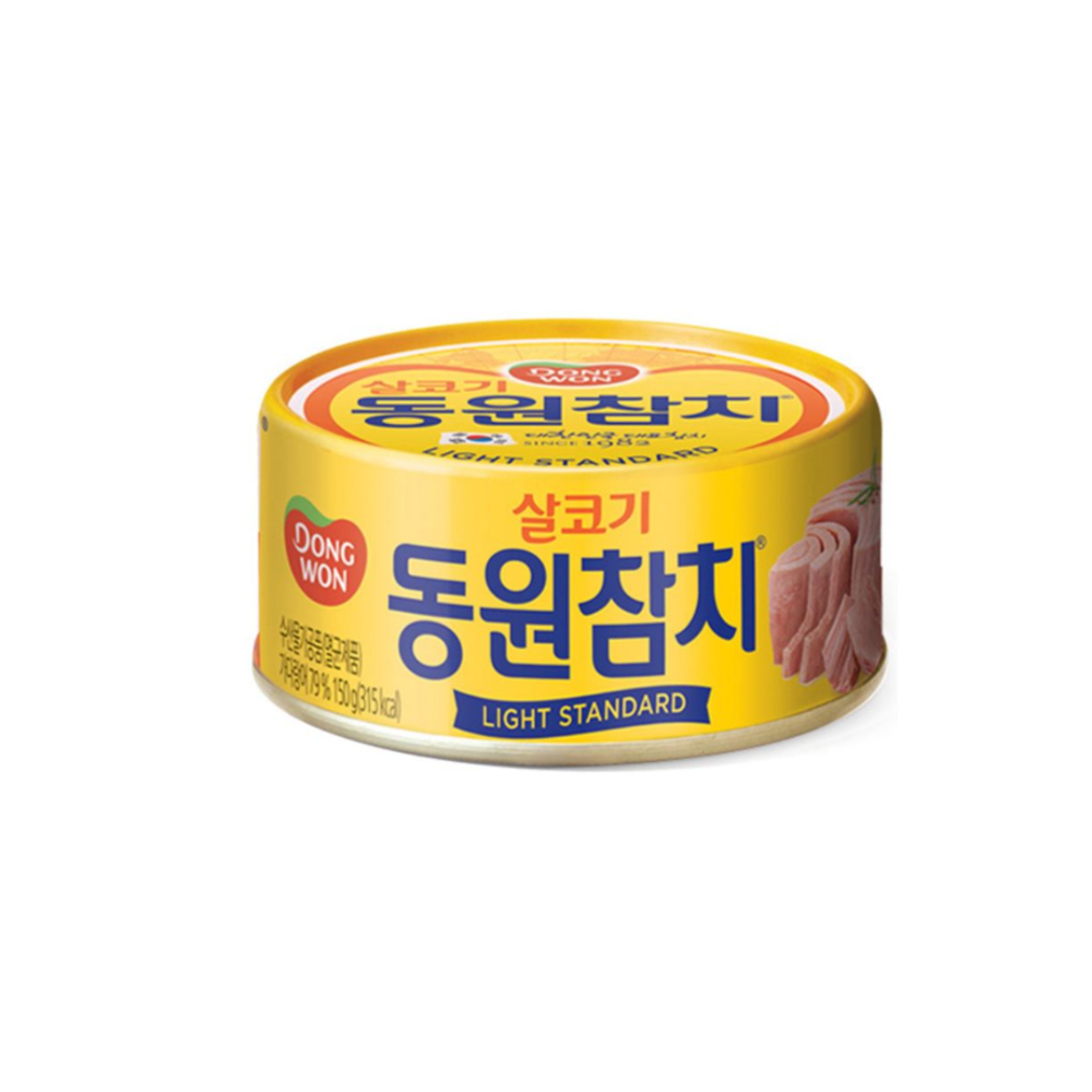 동원 라이트 스탠다드 참치 통조림  150g 원터치 8개 : 땅블리마켓