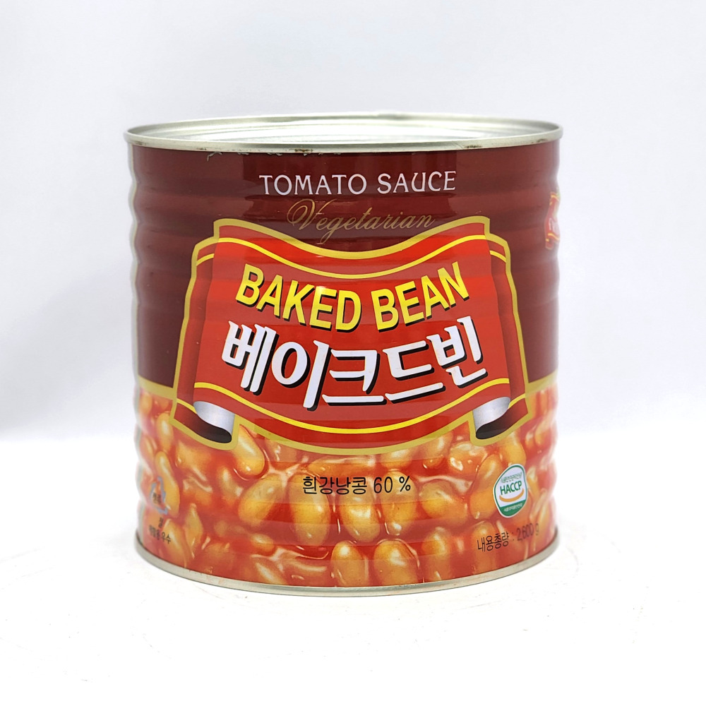 베이키드빈스 베이키드빈 부대찌개 콩통조림 삼아 업소용 대용량 2.6kg : 팀쿡코리아
