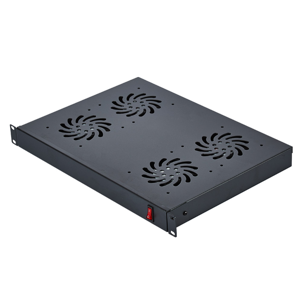1U 쿨링팬 판넬 4팬 NX855 19인치 서버랙 허브랙 겸용 : 리버네트워크