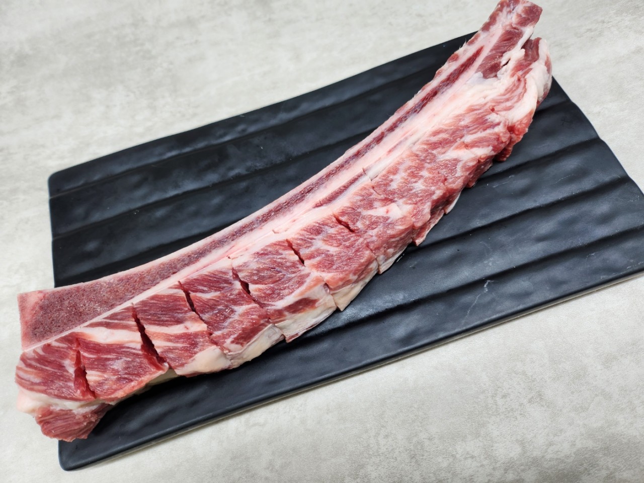 꽃 우대갈비 1kg 초이스등급 캠핑요리 678번갈비꽃갈비살 진갈비살 : 태민수산